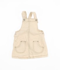 Béžová riflová šatová sukně NUTMEG