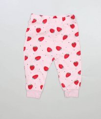 Růžové pyžamové kalhoty s jahůdkami MATALAN