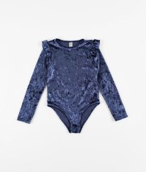 Modré sametové body/dres TU