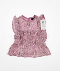 Růžová flitrová halenka LMTD