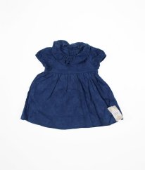 Modré šaty s vzorom kvetín a spodničkou MARKS & SPENCER