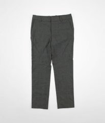 Šedé kárované kalhoty H&M