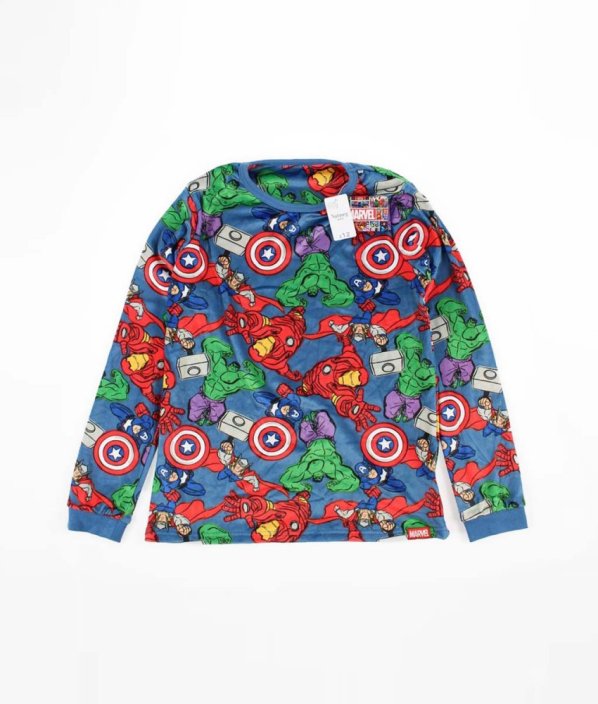Barevná semišová mikina MARVEL