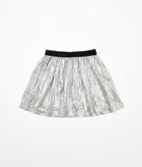 Strieborná plisovaná sukňa GEORGE