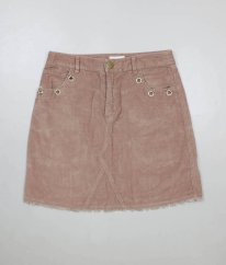Staroružová sukňa z jemného manšestru RIVER ISLAND