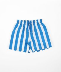 Bílomodré proužkované kraťasové plavky H&M