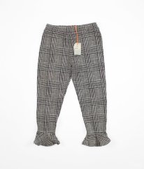 Šedé teplé kárované kalhoty RIVER ISLAND