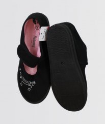 Černé boty/papuče NUTMEG (EU 33)