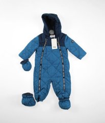 Petrolejově modrá zimní kombinéza C&A