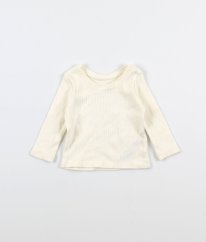 Krémové rebrované tričko PRIMARK