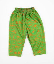 Zelenooranžové kostýmové kalhoty TU