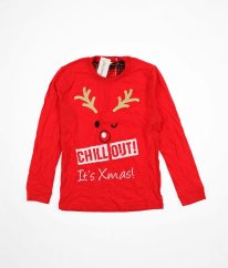 Červené vánoční triko
