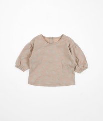 Béžovorůžová tunika s květy NEXT