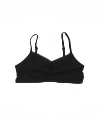 Čierny top z biobavlny s nastaviteľnými ramienkami C&A