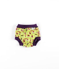 Zelenofialové kojenecké plavky SWIM NAPPY