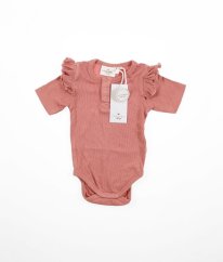 Starorůžové žebrované body THE NEW