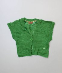 Zelená svetříková vesta