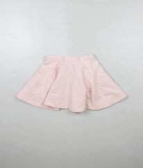 Růžová kolová sukně se třpytem a bohatou spodničkou