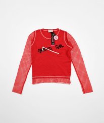 Červené triko ze silnější bavlny ALIBI