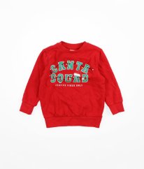 Červená silnější vánoční mikina F&F