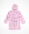 Růžový plyšový župan s ovečkami