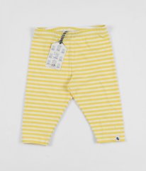 Bíložluté proužkované 3/4 legíny LILY + GRACE