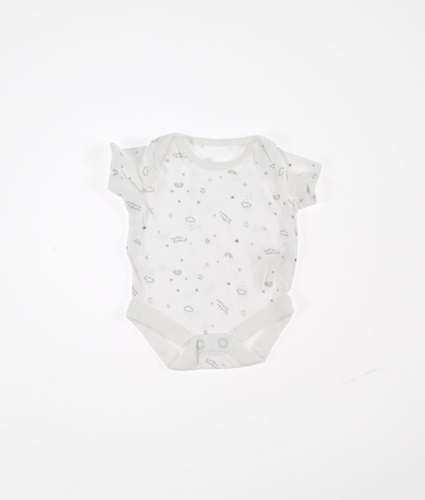 Biele body so vzorom (vel. 44 - 2,25 kg) F&F