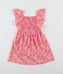 Růžové šaty s květy PRIMARK