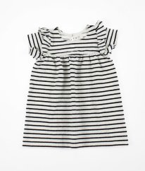 Bílé proužkovanén šaty H&M