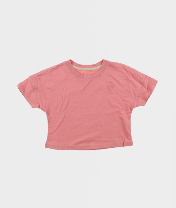 Růžové crop tričko NUTMEG