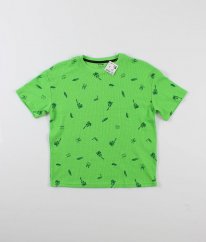 Zelené tričko se vzorem KIABI
