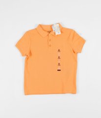 Oranžové piké polo tričko KIABI