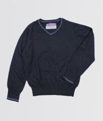 Modrý svetr  s vlnou BLU KIDS
