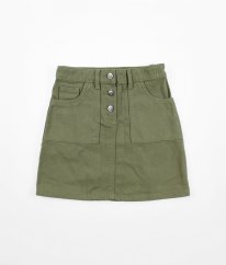 Světle zelená riflová sukně MUTMEG