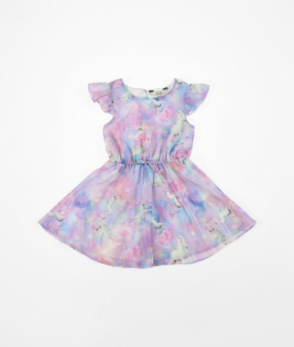 Barevné šaty se spodničkou E-VIE ANGEL