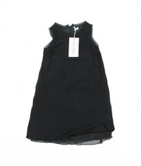 Černé skládané šaty se třpytivou spodničkou KÖNIGSMÜHLE