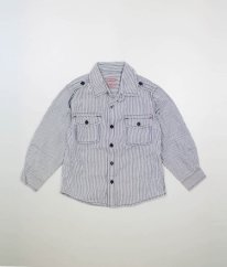 Modro-biela pruhovaná košeľa REBEL