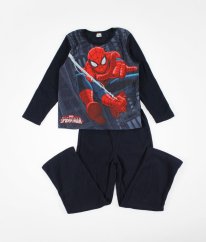 Tmavě modrá fleecová mikina a tepláky SPIDERMAN