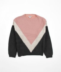 Růžovošedý svetr PRIMARK