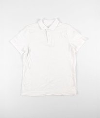 Bílé piké polo tričko F&F