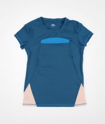 Šedomodré sportovní tričko CRANE