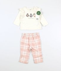 Krémovoružové pyžamo