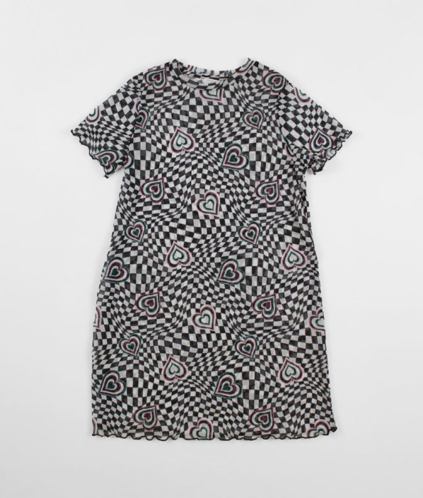 Bíločerné lehké šaty na plavky PRIMARK