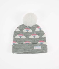 Šedá čiapka s pumpou PRIMARK