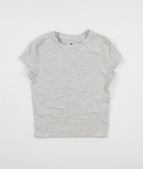 Světle šedé tričko H&M