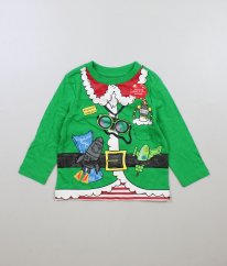 Zelené vánoční triko F&F