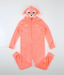 Růžový plyšový overal PRIMARK