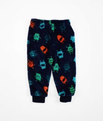 Modré plyšové tepláčky PRIM?ARK