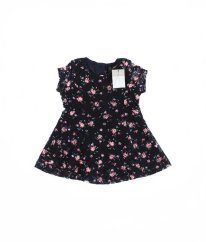 Čierne čipkované šaty so spodničkou a s kvetmi PRIMARK