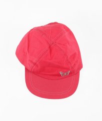 Růžová kšiltovka s motýlkem (52 cm)